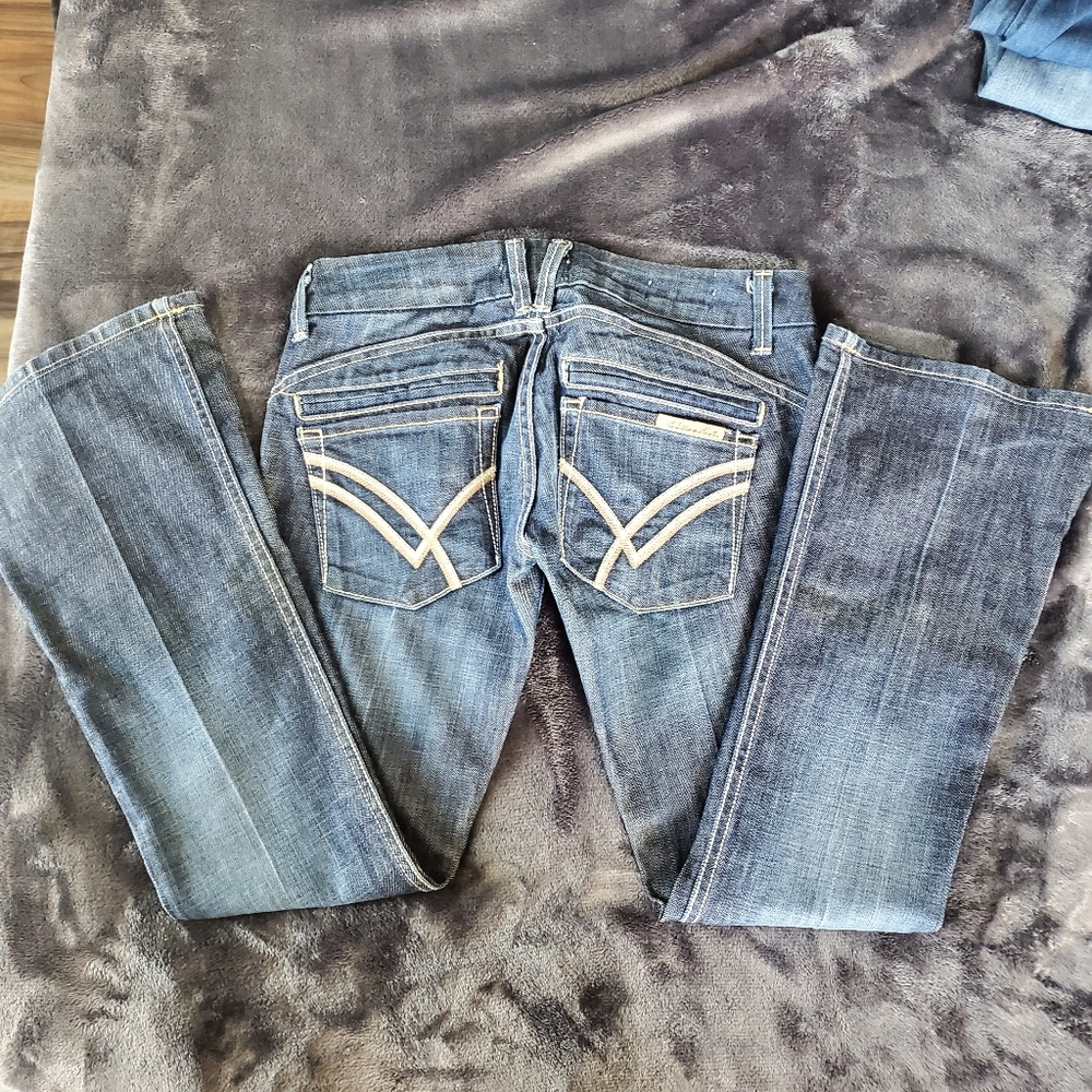 nwot William Rast 27in jeans savoy ultra low rise